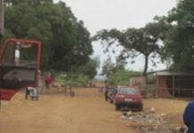 The road to the Angolan Border